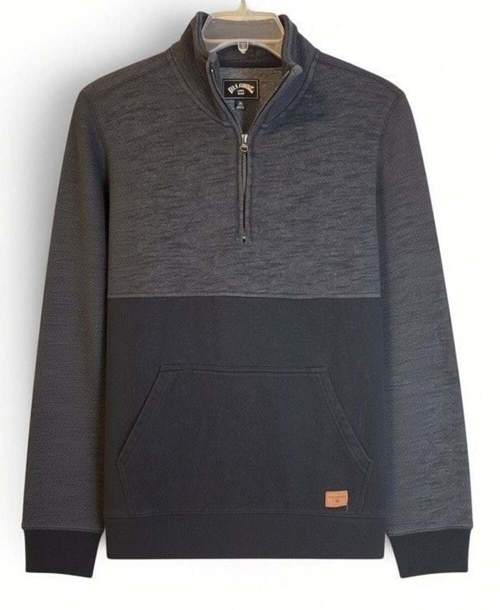 Billabong Balance Men's Half Zip Pullover M Dark Grey